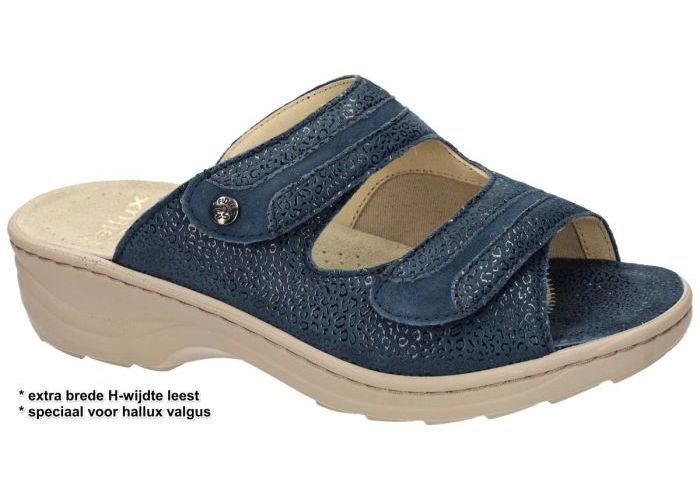 Fidelio Hallux 236023 HALLUX HEDI (H) slippers & muiltjes blauw donker