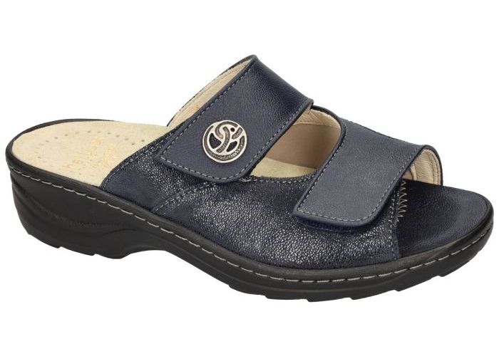Fidelio Hallux 236031 HALLUX HEDI (H) slippers & muiltjes blauw donker
