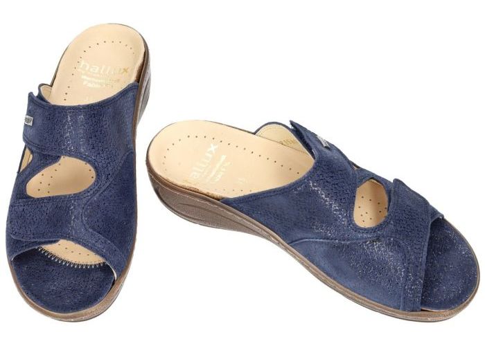 Fidelio Hallux 434133 HALLUX FABIA (F½) slippers & muiltjes blauw donker