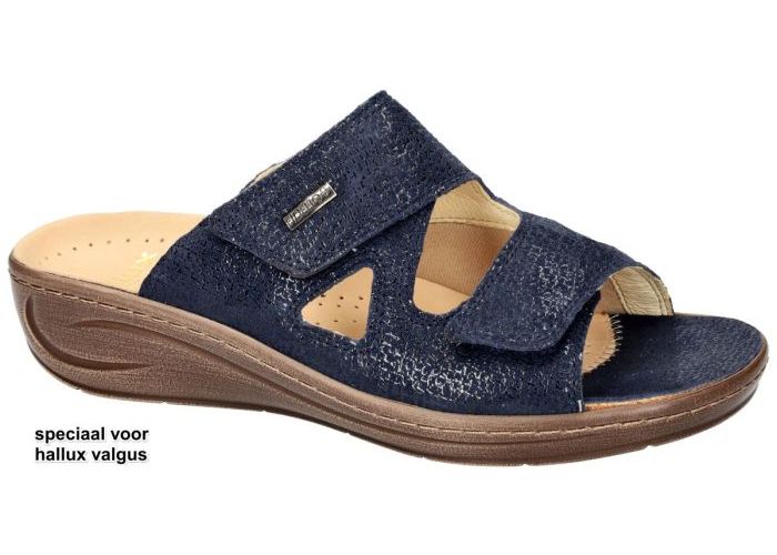Damesschoenen Fidelio Hallux SLIPPERS & MUILTJES 434133 HALLUX FABIA (F½) Blauw Donker
