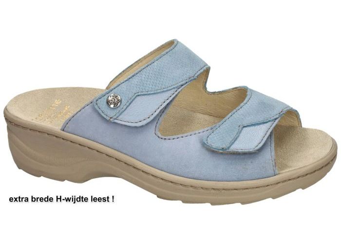 Damesschoenen Fidelio Hallux SLIPPERS & MUILTJES 234013 Soft-Line HEDI (H) Blauw Licht