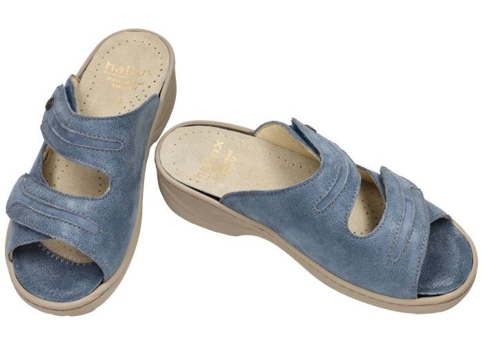 Fidelio Hallux 236023 HALLUX HEDI (H) slippers & muiltjes blauw licht