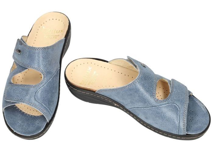 Fidelio Hallux 434133 HALLUX FABIA (F½) slippers & muiltjes blauw licht