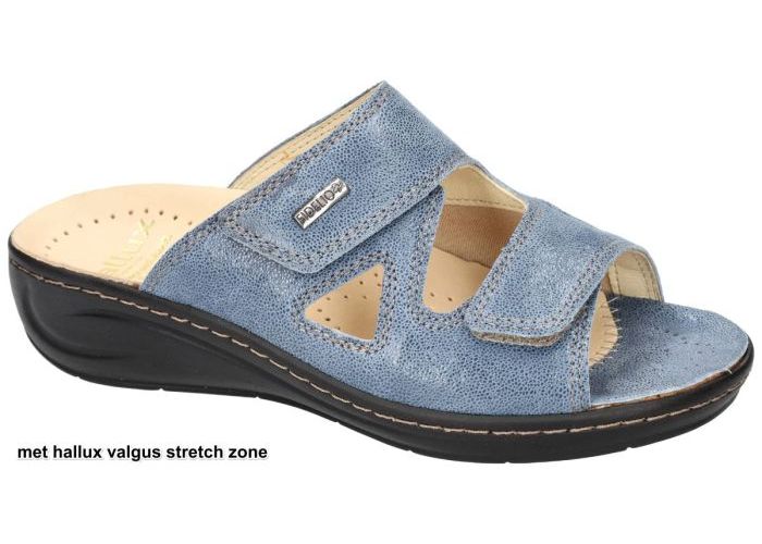 Fidelio Hallux 434133 HALLUX FABIA (F½) slippers & muiltjes blauw licht