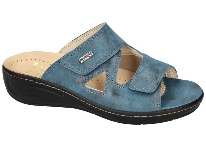 Fidelio Hallux 434133 HALLUX FABIA (F½) slippers & muiltjes blauw licht