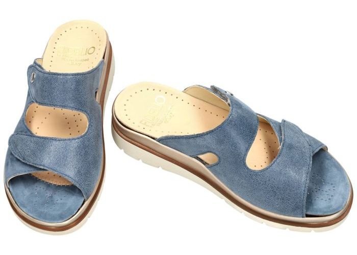 Fidelio Hallux 595020 HALLUX GLORY (G½) slippers & muiltjes blauw licht