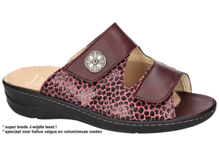 Damesschoenen Fidelio Hallux SLIPPERS & MUILTJES 456003 HALLUX JESSY (J) Bordeaux