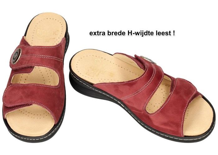 Fidelio Hallux 496031  HILLY H slippers & muiltjes bordeaux