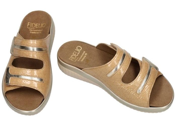 Fidelio Hallux 586020 HALLUX HELENA (H) slippers & muiltjes camel