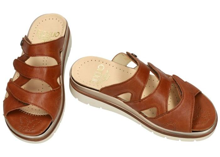 Fidelio Hallux 595001 FIDELIO GLORY G½ slippers & muiltjes cognac/caramel