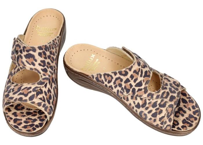 Fidelio Hallux 434133 HALLUX FABIA (F½) slippers & muiltjes dierprint