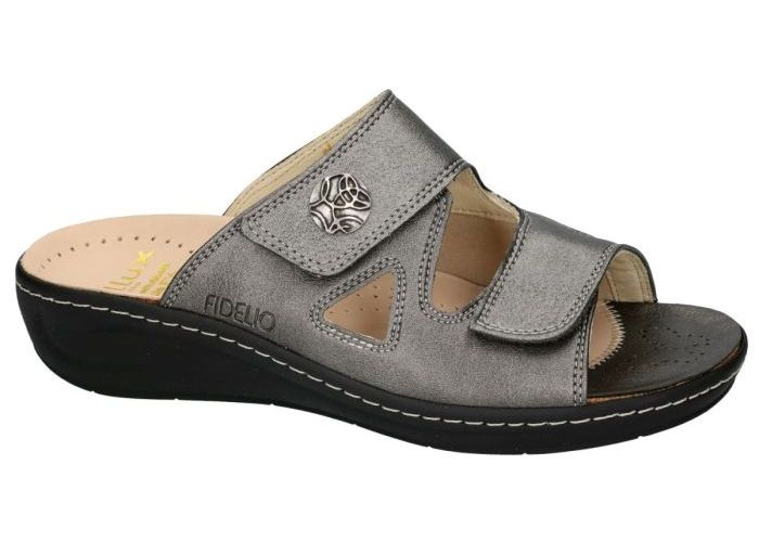 Damesschoenen Fidelio Hallux SLIPPERS & MUILTJES 434103 FABIA F½ Grijs  Donker