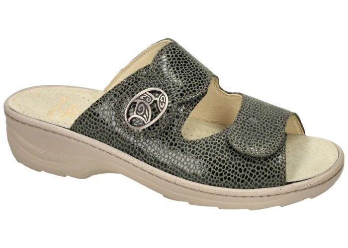 Fidelio Hallux 234112  Soft-Line HEDI H slippers & muiltjes groen donker