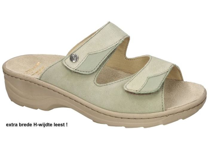 Damesschoenen Fidelio Hallux SLIPPERS & MUILTJES 234013 Soft-Line HEDI (H) Groen Licht