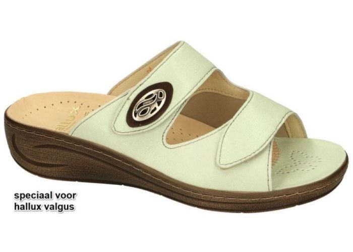 Fidelio Hallux 434115 HALLUX FABIA (F½) slippers & muiltjes groen licht