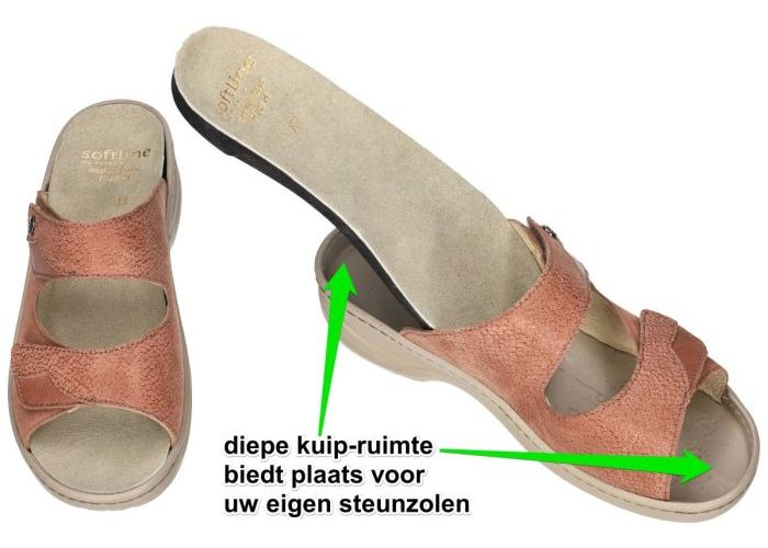 Fidelio Hallux 234013 Soft-Line HEDI (H) slippers & muiltjes oud roze