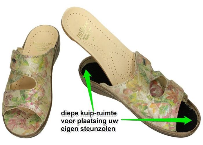 Fidelio Hallux 434113 HALLUX FABIA (F½) slippers & muiltjes pastel-kleuren