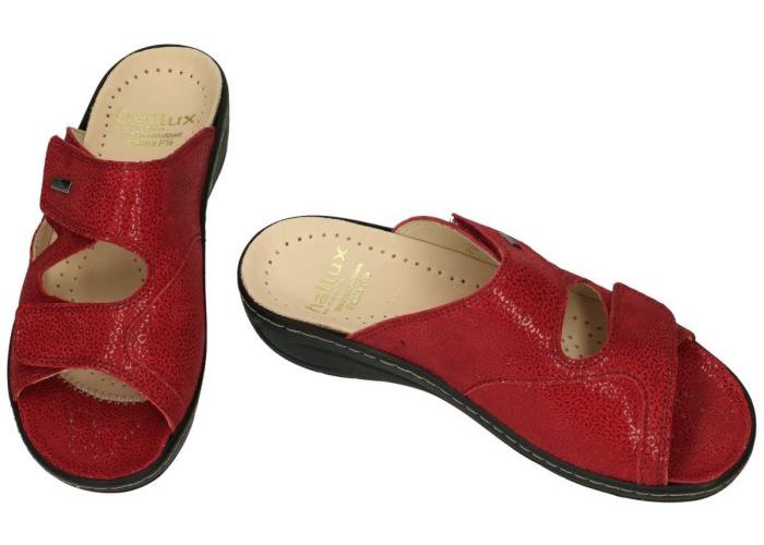 Fidelio Hallux 434113 HALLUX FABIA (F½) slippers & muiltjes rood