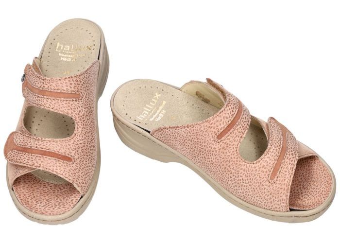 Fidelio Hallux 236023 HALLUX HEDI (H) slippers & muiltjes roze-goud metallic