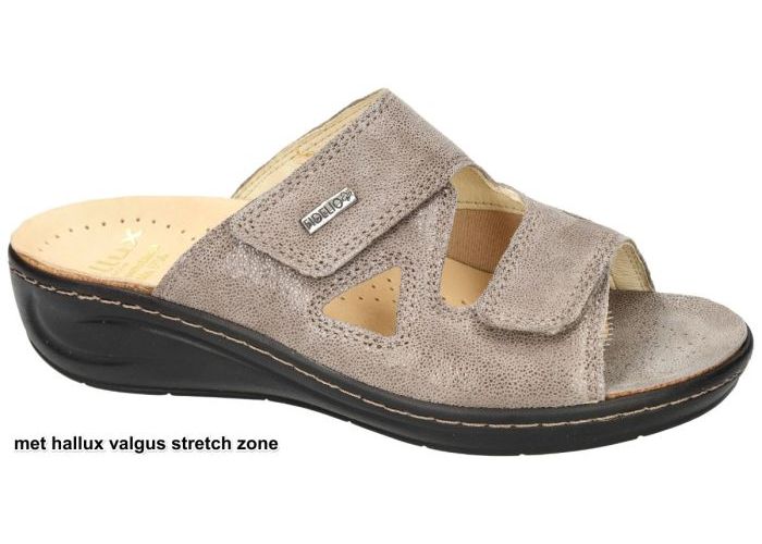 Fidelio Hallux 434133 HALLUX FABIA (F½) slippers & muiltjes taupe