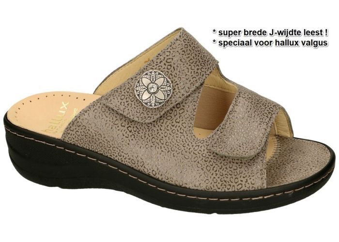 Fidelio Hallux 456003 HALLUX JESSY (J) slippers & muiltjes taupe