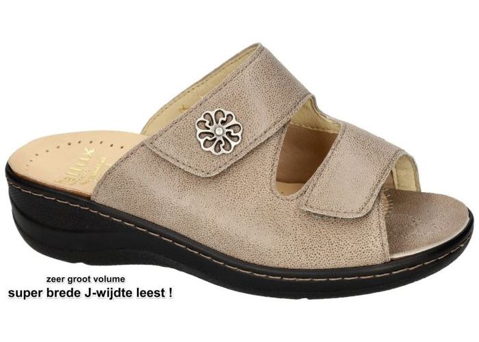 Fidelio Hallux 456005 HALLUX JESSY (J) slippers & muiltjes taupe