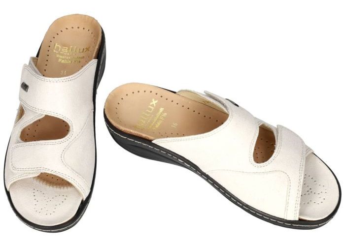 Fidelio Hallux 434133 HALLUX FABIA (F½) slippers & muiltjes wit