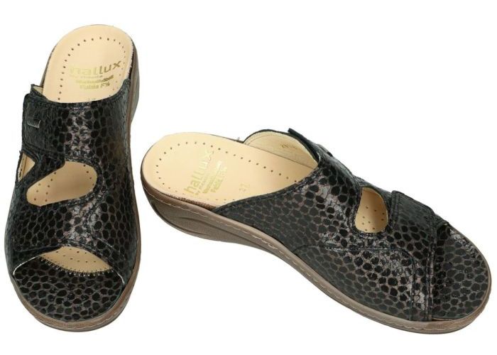 Fidelio Hallux 434113 HALLUX FABIA (F½) slippers & muiltjes zwart