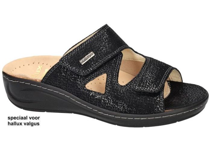 Fidelio Hallux 434133 HALLUX FABIA (F½) slippers & muiltjes zwart