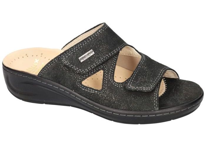 Fidelio Hallux 434133 HALLUX FABIA (F½) slippers & muiltjes zwart
