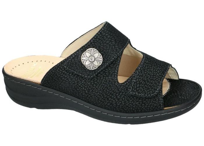 Fidelio Hallux 456003 HALLUX JESSY (J) slippers & muiltjes zwart