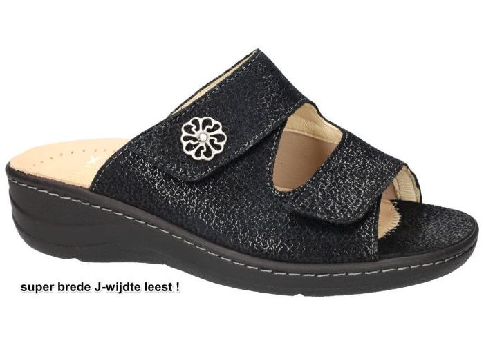 Fidelio Hallux 456005 HALLUX JESSY (J) slippers & muiltjes zwart