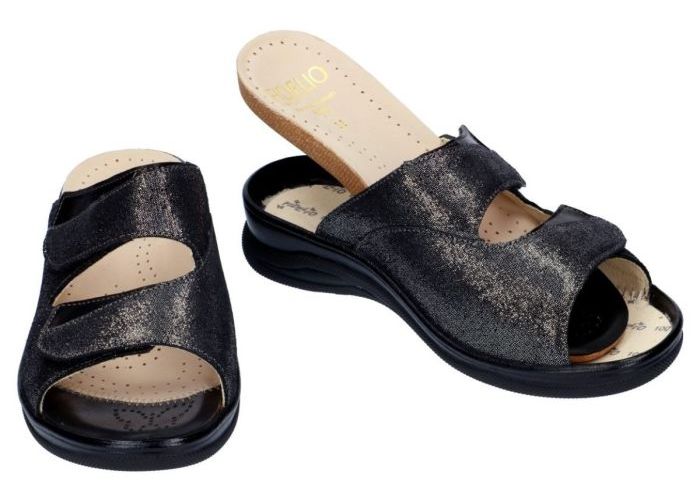 Fidelio Hallux 496020 - H slippers & muiltjes zwart