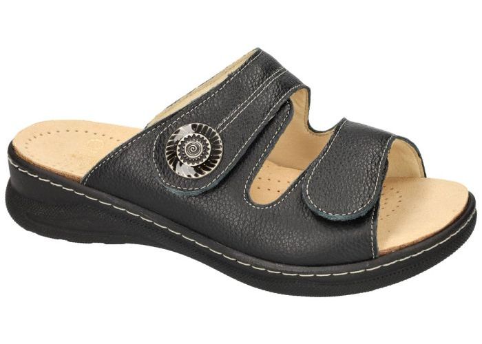 Fidelio Hallux 496031 HILLY H slippers & muiltjes zwart