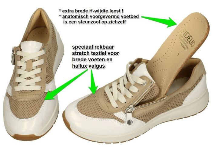 Fidelio Hallux 566107 MULTISTRETCH HEAVEN H sneakers  beige