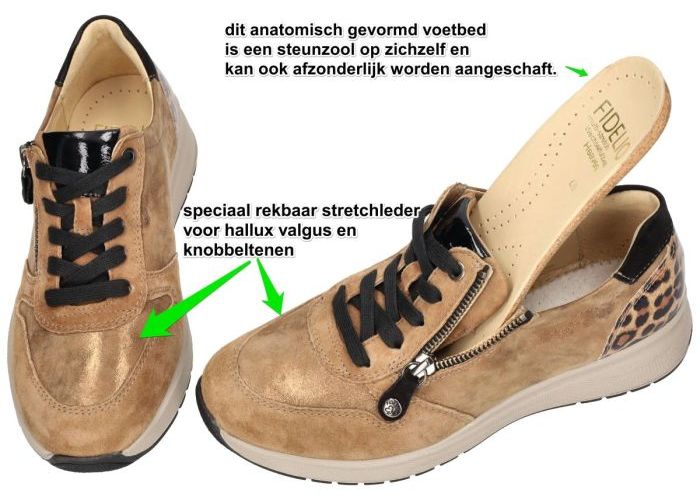 Fidelio Hallux 566114  MULTISTRETCH HEAVEN H sneakers  camel