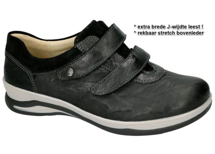 Fidelio Hallux 387102 MULTISTRETCH JALEY J sneakers  zwart