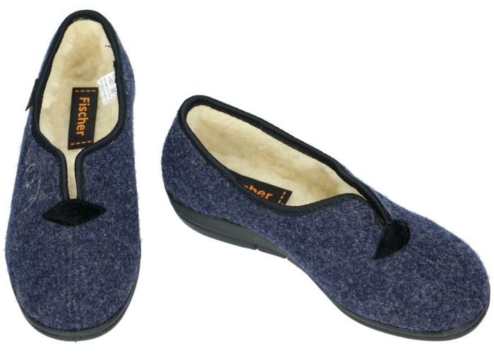 Fischer 203528 pantoffels blauw