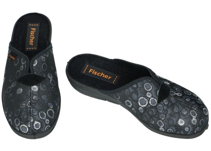 Fischer 203620 pantoffels grijs  donker
