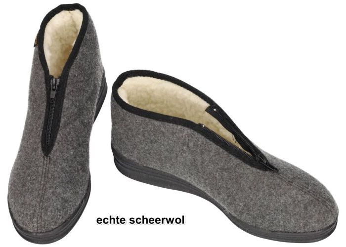 Fischer 475566 pantoffels & slippers grijs  donker