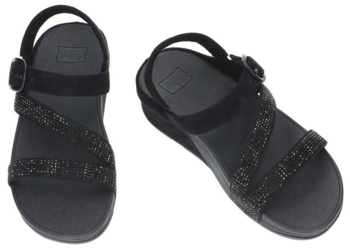 Fitflop I19-090 SlinkyRokkit Z Strap sandalen zwart