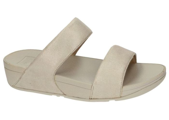 Fitflop H68-308-060 Shimmy Suede Slide slippers & muiltjes beige