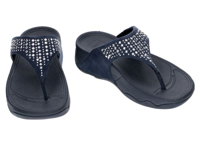 Fitflop 507-097 NOVY slippers & muiltjes blauw donker