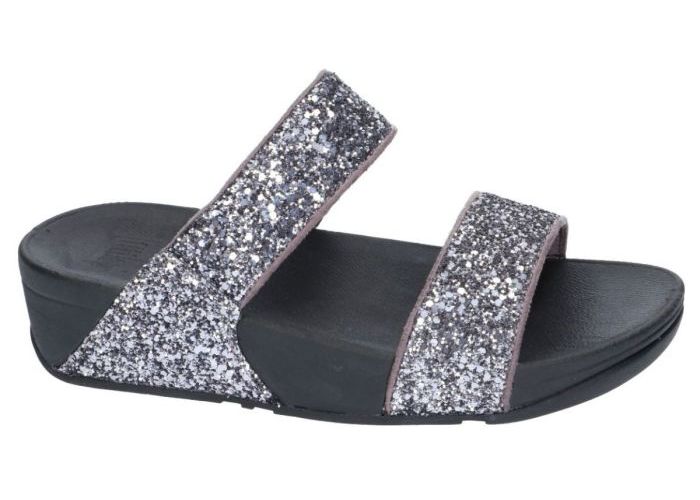 Fitflop C63/054-060 Glitterbal Slide slippers & muiltjes zilver