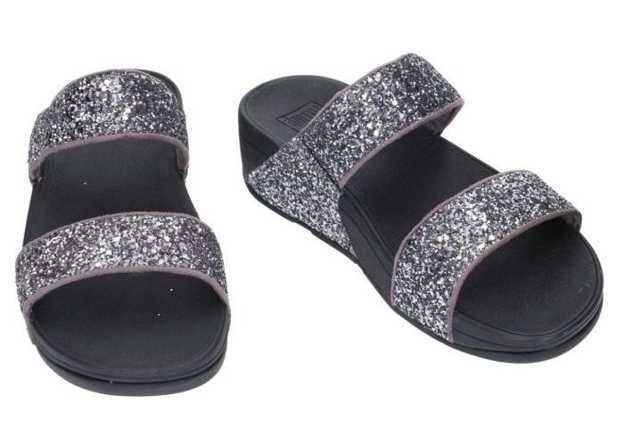 Fitflop C63/054-060 Glitterbal Slide slippers & muiltjes zilver