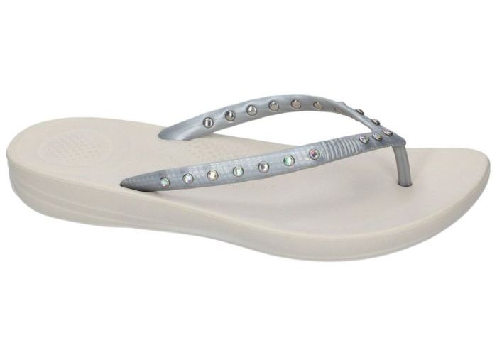 Fitflop Iqushion Ergonomic Crystal slippers & muiltjes zilver