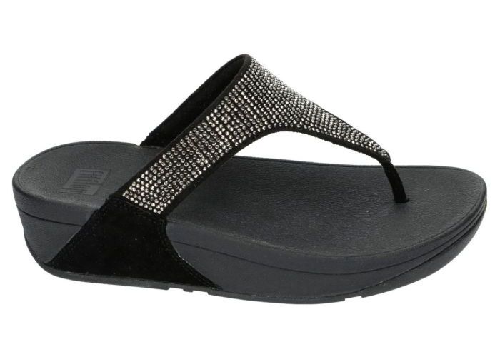 Fitflop C65-001 Slinky Rokkit Toe-Post slippers & muiltjes zwart