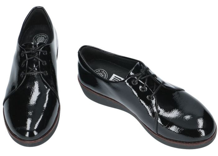 Fitflop Derby Crinkle N50/001 lage gesloten schoenen zwart