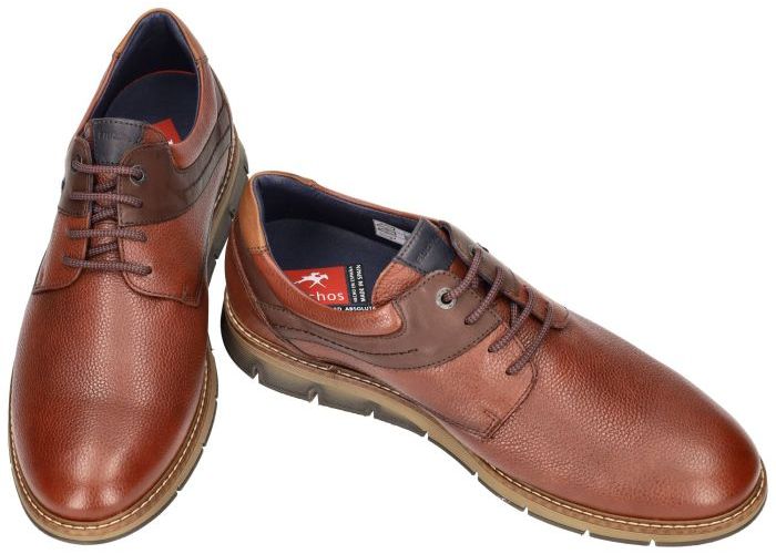 Fluchos KIRO F1578 geklede lage schoenen cognac/caramel