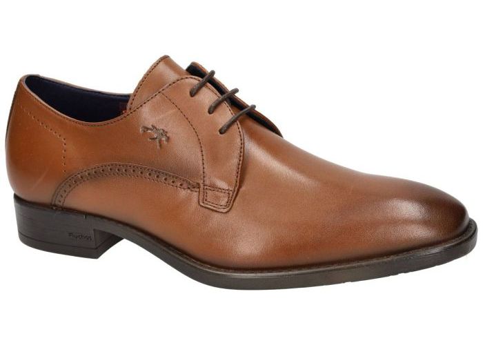 Fluchos LUKE F1056 geklede lage schoenen cognac/caramel